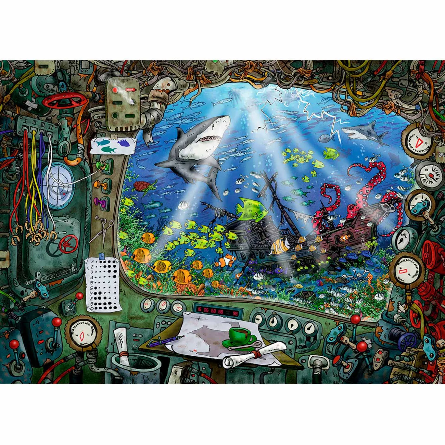 Ravensburger Escape Room Puzzel - De Onderzeeër, 759st.