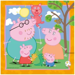 Ravensburger Familie en Vrienden van Peppa Pig Legpuzzel, 3x49st.