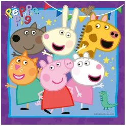 Ravensburger Familie en Vrienden van Peppa Pig Legpuzzel, 3x49st.