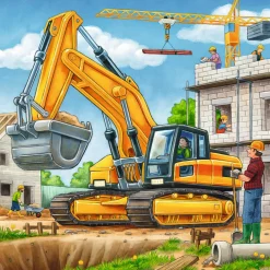 Ravensburger Grote Bouwvoertuigen, 3x49st.