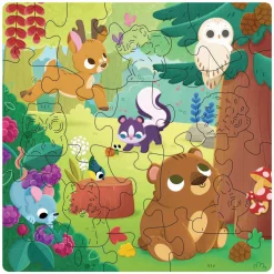 Ravensburger Houten Legpuzzel Bosdieren - 22st.