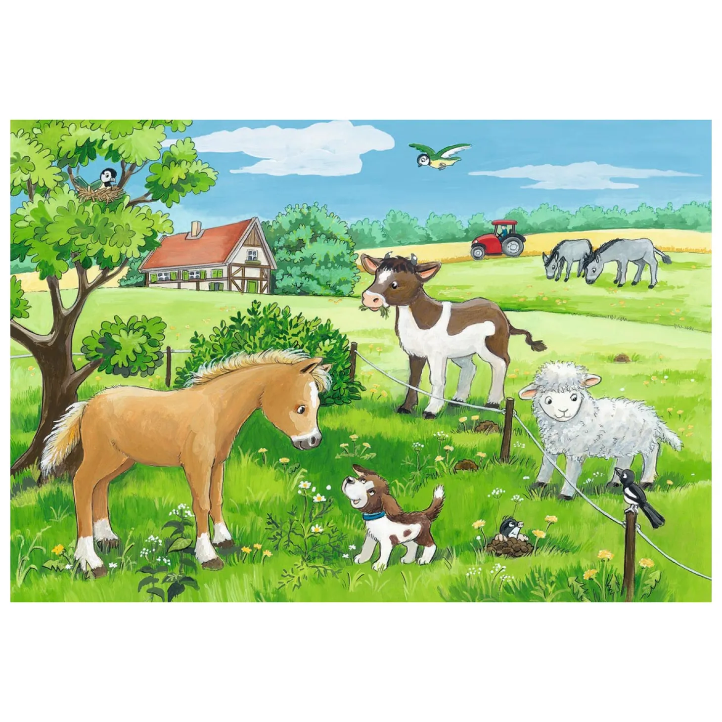 Ravensburger Jonge Dieren op het Platteland, 2x12st.