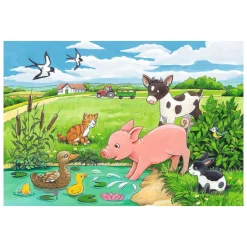 Ravensburger Jonge Dieren op het Platteland, 2x12st.