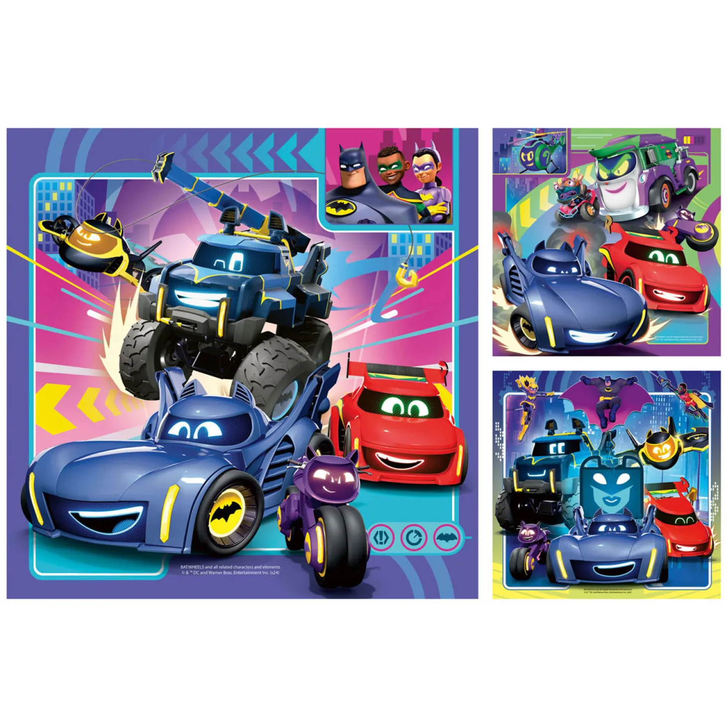 Ravensburger Legpuzzel Batwheels, 3x49st.