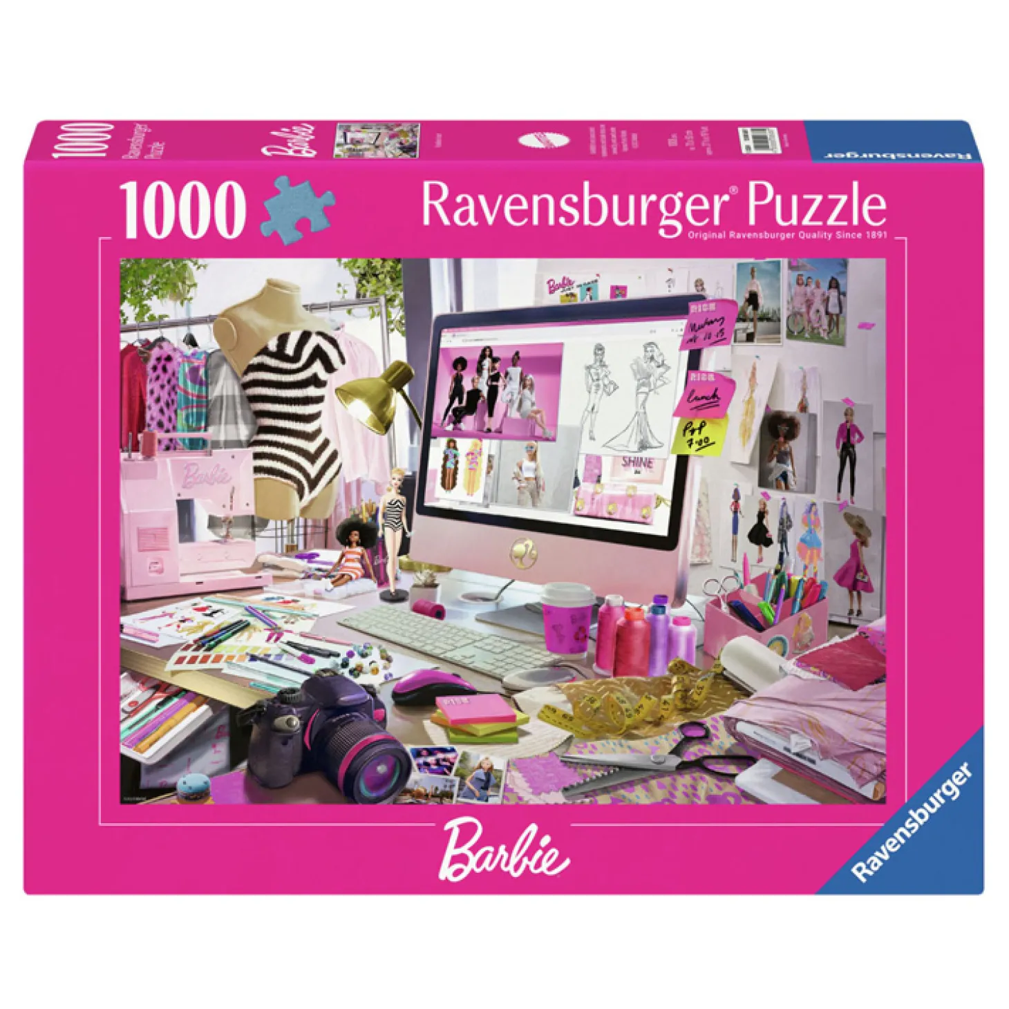 Ravensburger Legpuzzel Barbie, Mode-Icoon, 1000st.