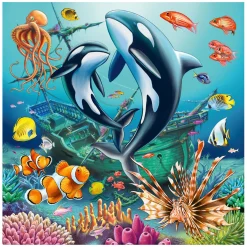 Ravensburger Legpuzzel Betoverende Onderwaterwereld, 3x49st.