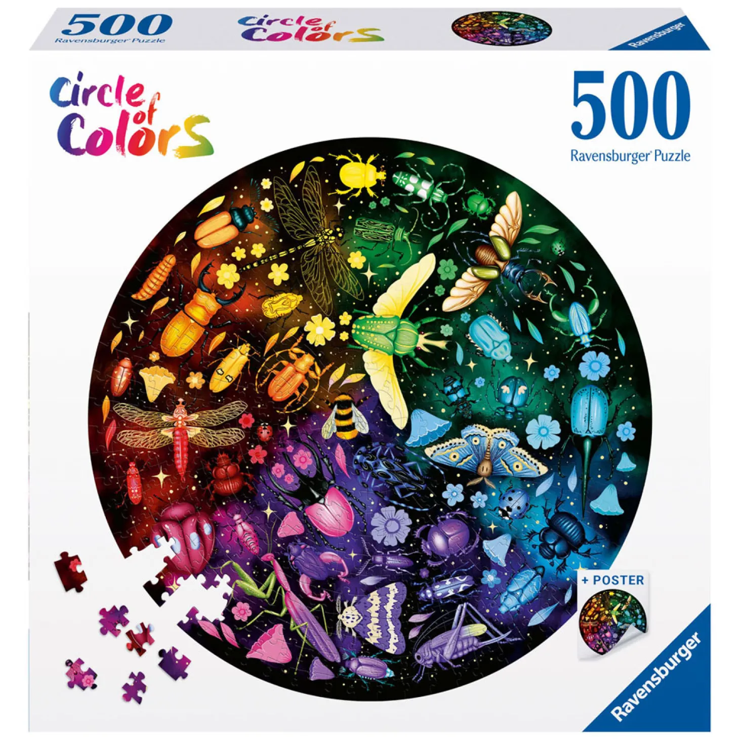 Ravensburger Legpuzzel Circle of Colors Insecten, 500st.