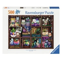 Ravensburger Legpuzzel Cubby Cats And Succulents, 500st.