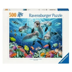 Ravensburger Legpuzzel Dolfijnen in het Koraalrif, 500st.