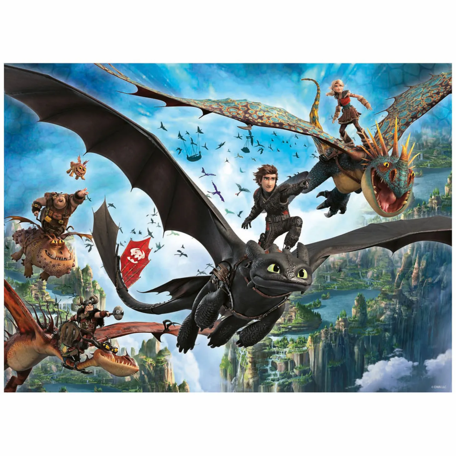 Ravensburger Legpuzzel Draken en Helden - 150st. XXL