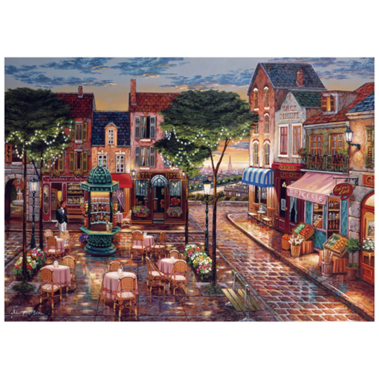 Ravensburger Legpuzzel Geschilderd Parijs, 1000st.