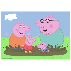 Ravensburger Legpuzzel Gelukkige Familie Peppa Pig, 2x24st.