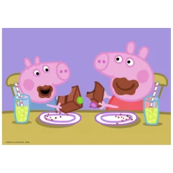 Ravensburger Legpuzzel Gelukkige Familie Peppa Pig, 2x24st.