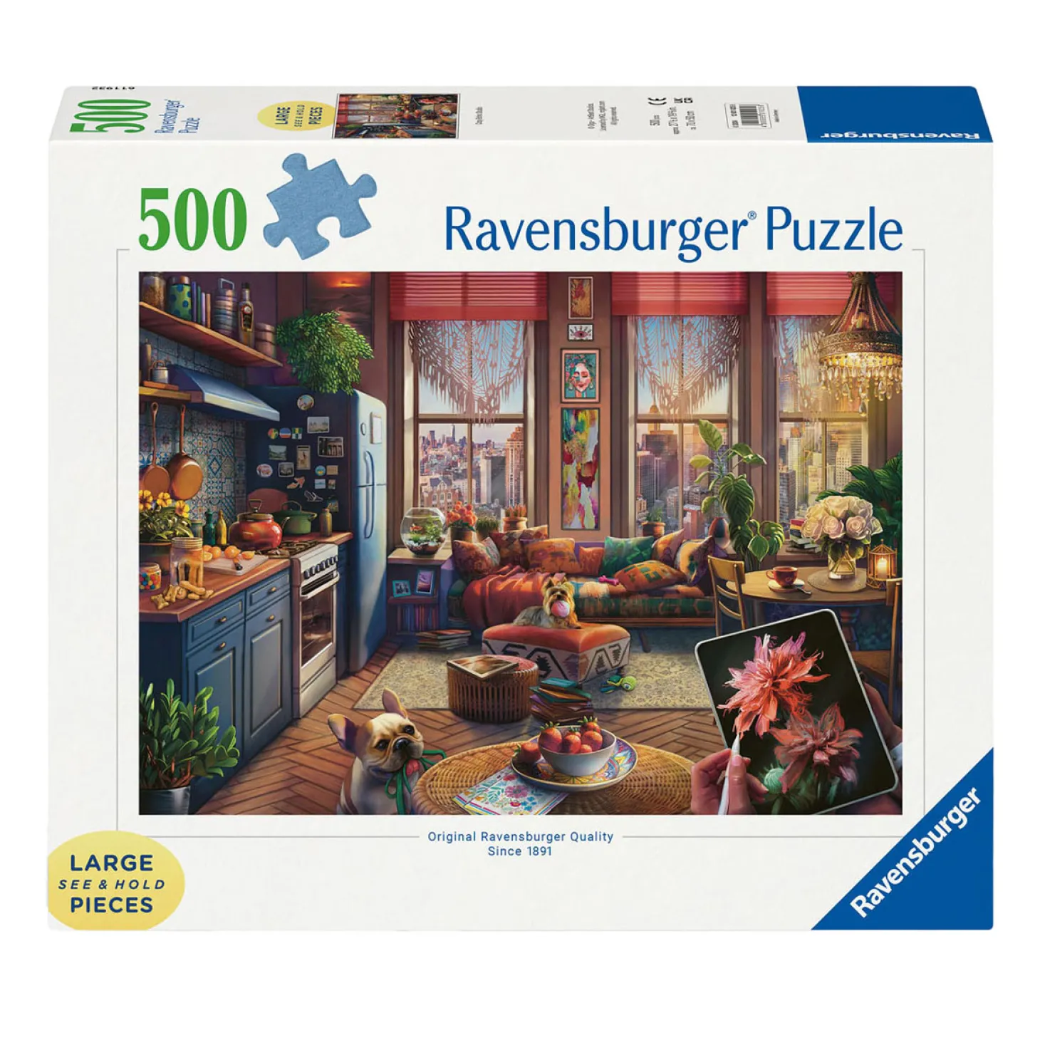 Ravensburger Legpuzzel Gezellige Boho Studio, 500st.