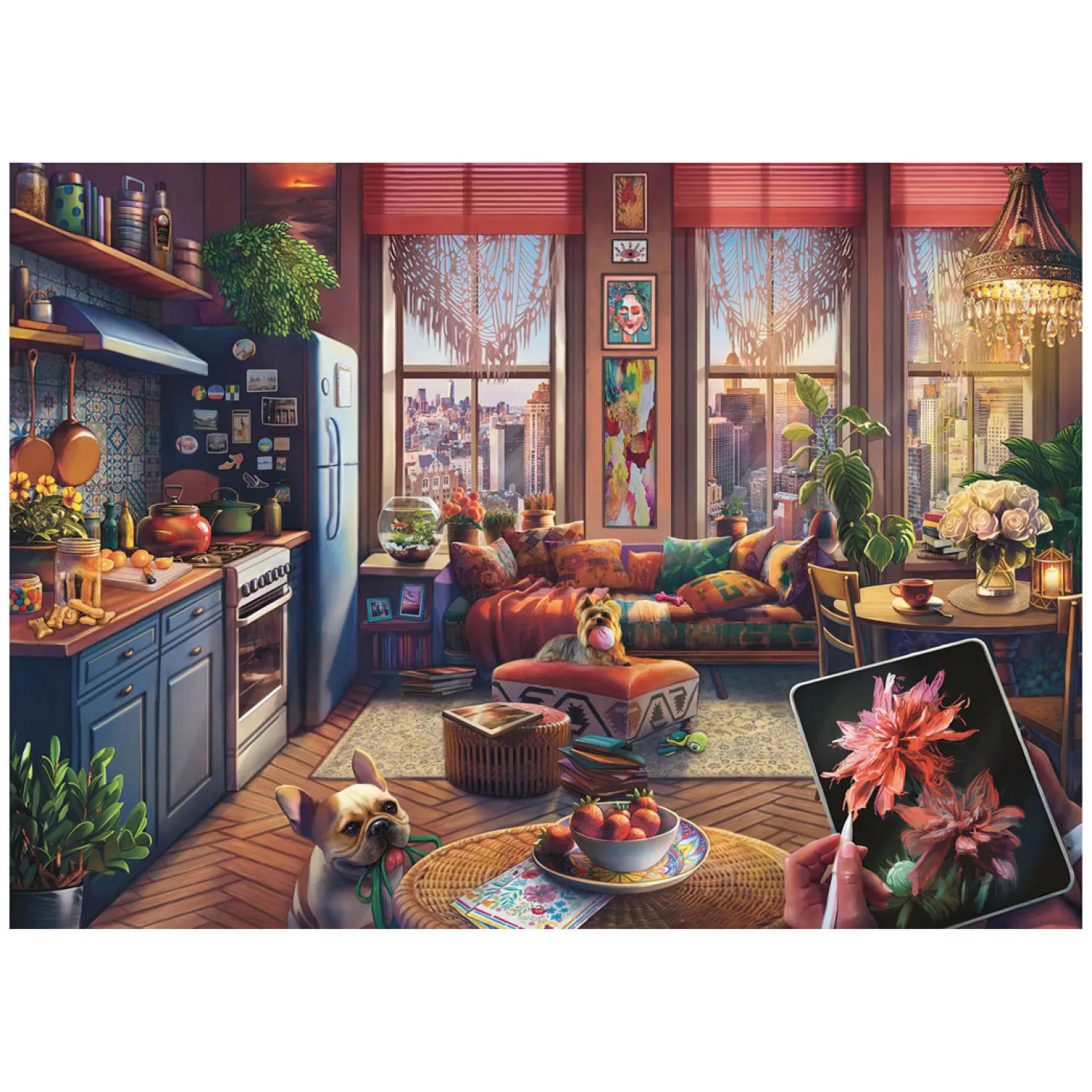 Ravensburger Legpuzzel Gezellige Boho Studio, 500st.