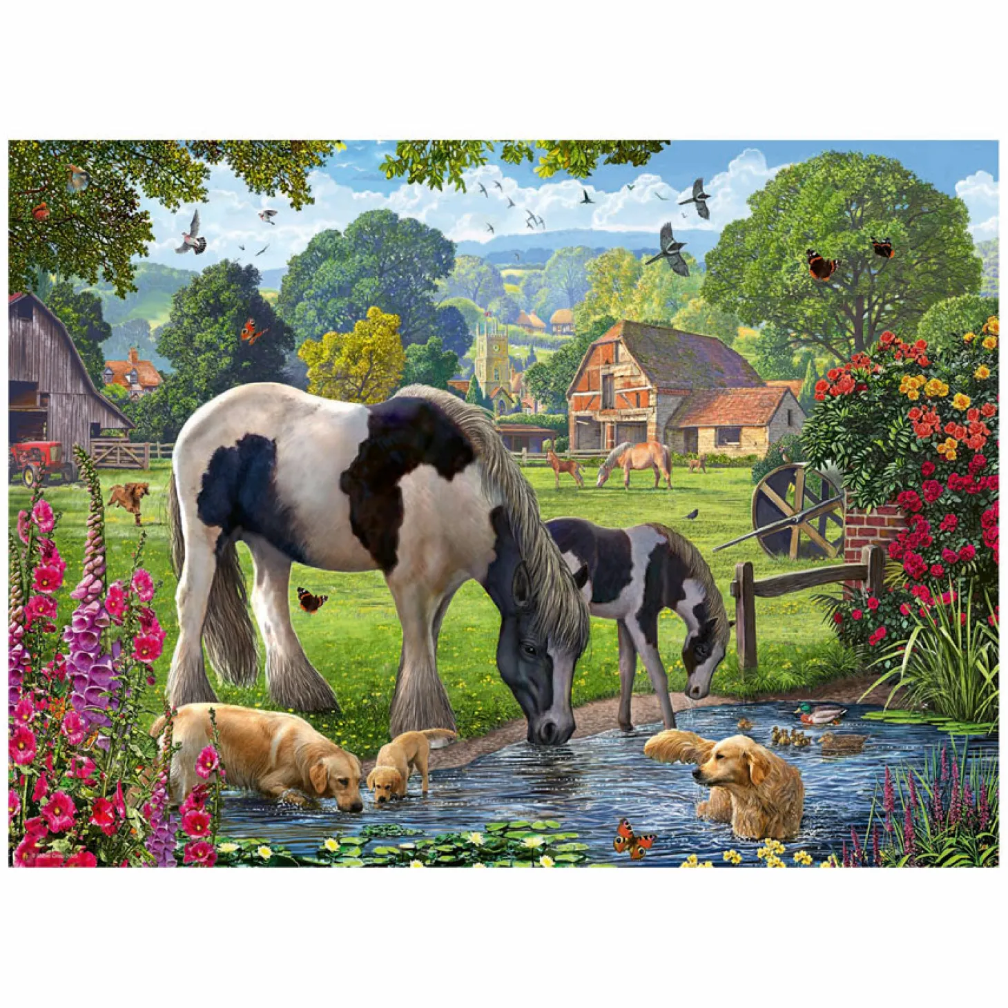 Ravensburger Legpuzzel Hadlow-pony's - 500st.
