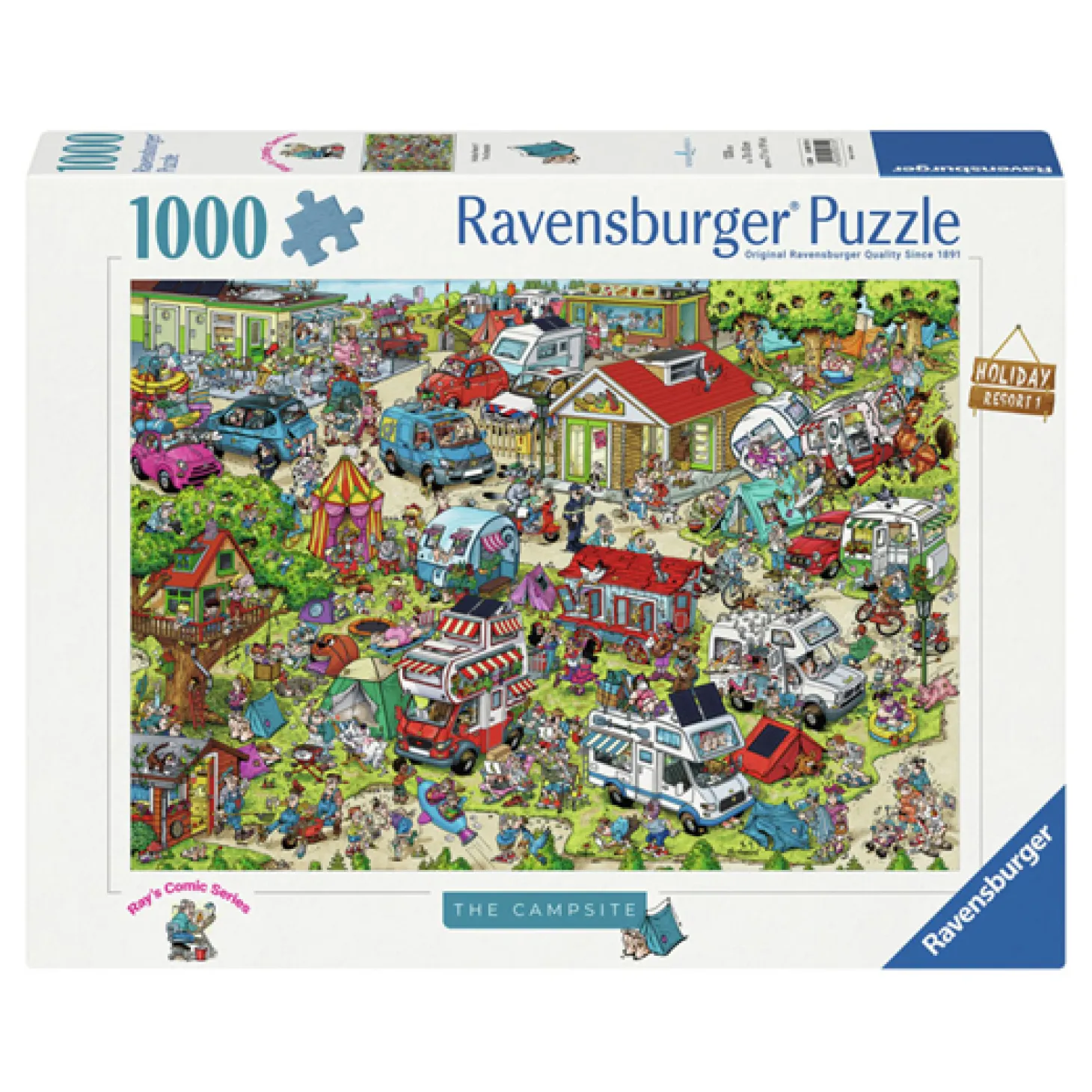Ravensburger Legpuzzel Holiday Resort 1: The Campsite, 1000st.