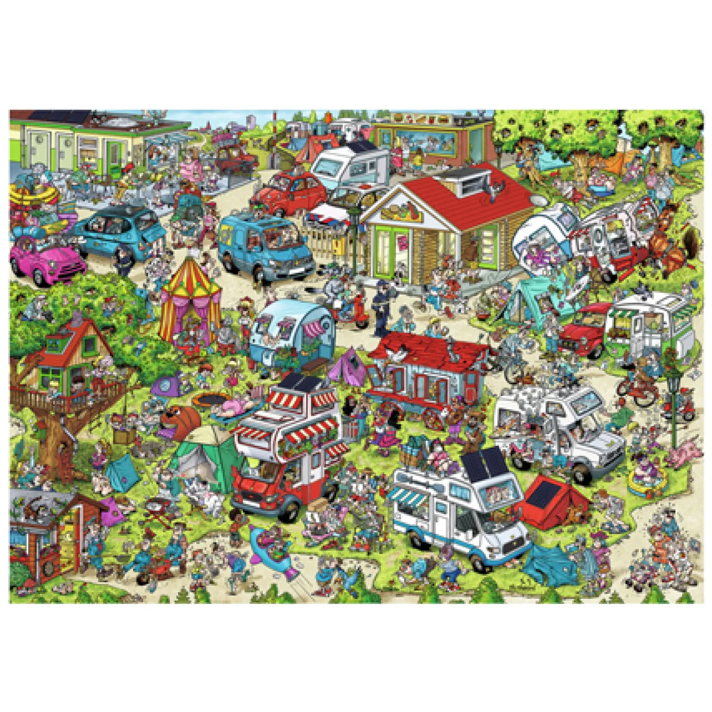 Ravensburger Legpuzzel Holiday Resort 1: The Campsite, 1000st.
