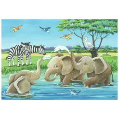 Ravensburger Legpuzzel Jonge Dieren Uit de Hele Wereld, 2x12 st.