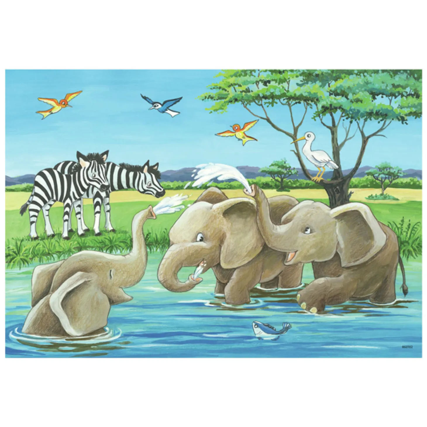 Ravensburger Legpuzzel Jonge Dieren Uit de Hele Wereld, 2x12 st.