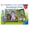 Ravensburger Legpuzzel Jonge Katjes, 3x49st.