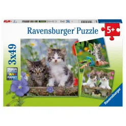 Ravensburger Legpuzzel Jonge Katjes, 3x49st.
