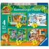 Ravensburger Legpuzzel Jurassic World Explorers - 4 Puzzels
