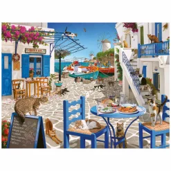 Ravensburger Legpuzzel Katten van Mykonos - 1500st.