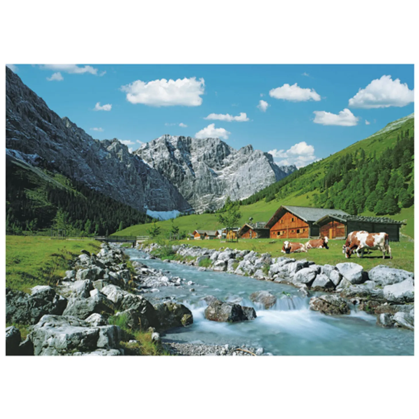 Ravensburger Legpuzzel Karwendelgebergte Oostenrijk, 1000st.