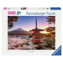 Ravensburger Legpuzzel Kersenbloesem Bij Fuji Berg, 1000st.