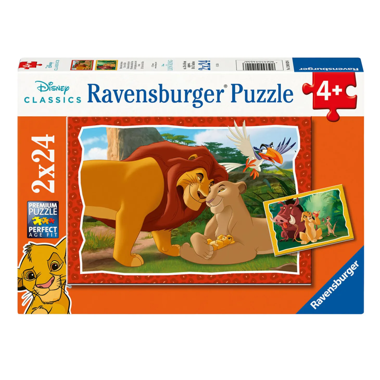 Ravensburger Legpuzzel Lion King, 2x24st.