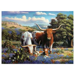 Ravensburger Legpuzzel Loving Longhorns, 500st.