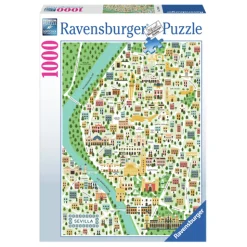 Ravensburger Legpuzzel Map Of Seville, 1000st.