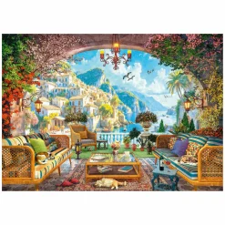 Ravensburger Legpuzzel Mediterraan Terrasuitzicht - 1000st.