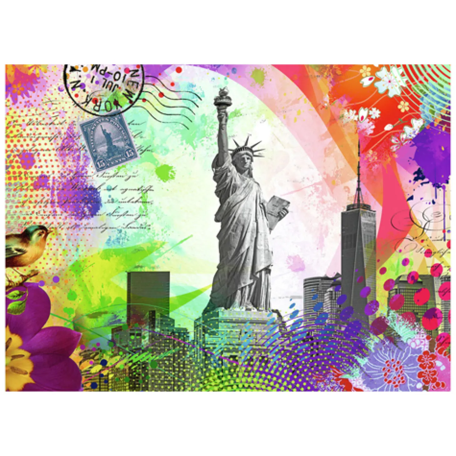 Ravensburger Legpuzzel New York Postcard, 500st.