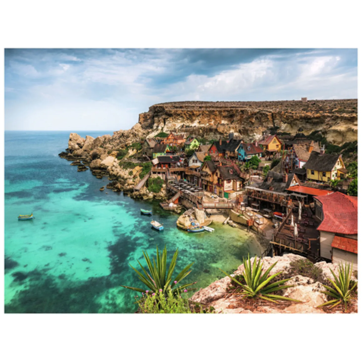 Ravensburger Legpuzzel Popeye Village Malta, 1500st.