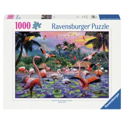 Ravensburger Legpuzzel Roze Flamingo's, 1000st.