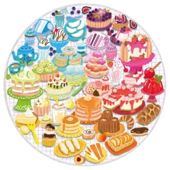 Ravensburger Legpuzzel Rond Circle of Colors Desserts Pastries, 500st.