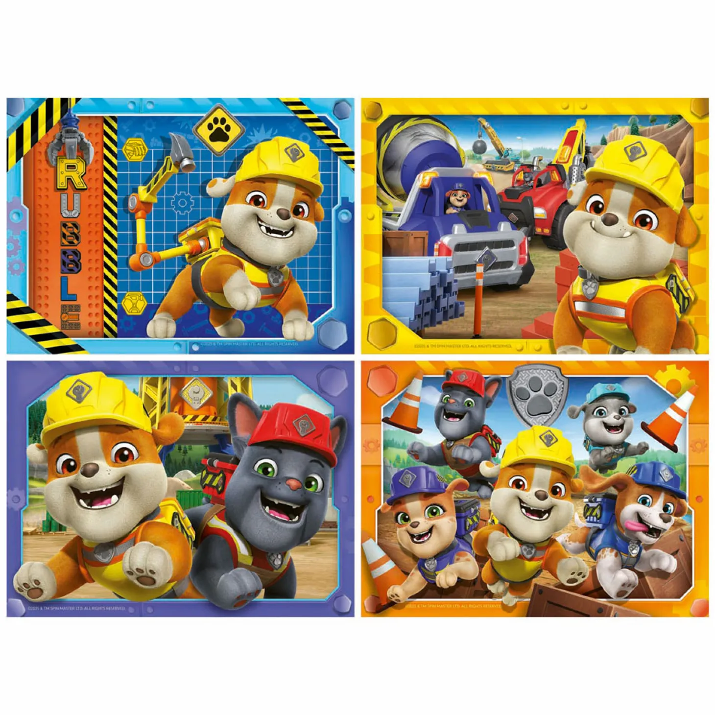 Ravensburger Legpuzzel Rubble & Crew - 4 Puzzels