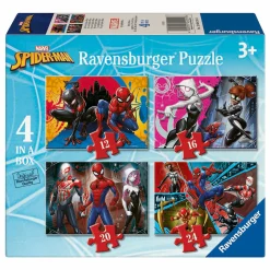 Ravensburger Legpuzzel Spiderman - 4 Puzzels