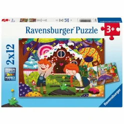Ravensburger Legpuzzel Sprookjes, 2x12st.