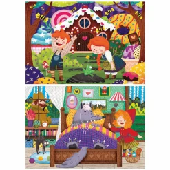 Ravensburger Legpuzzel Sprookjes, 2x12st.