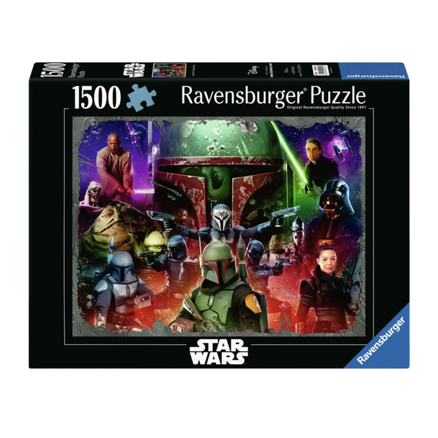 Ravensburger Legpuzzel Star Wars Boba Fett Premiejager, 1500st.
