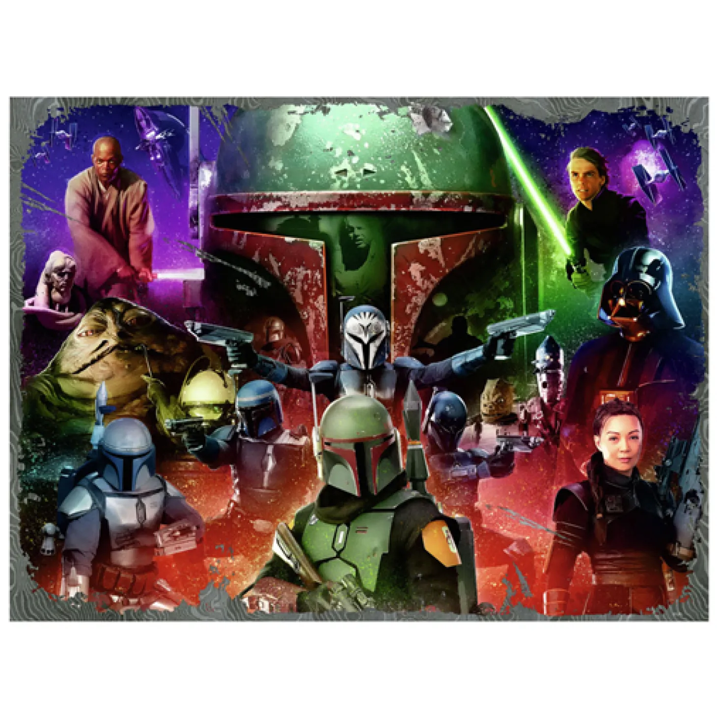 Ravensburger Legpuzzel Star Wars Boba Fett Premiejager, 1500st.