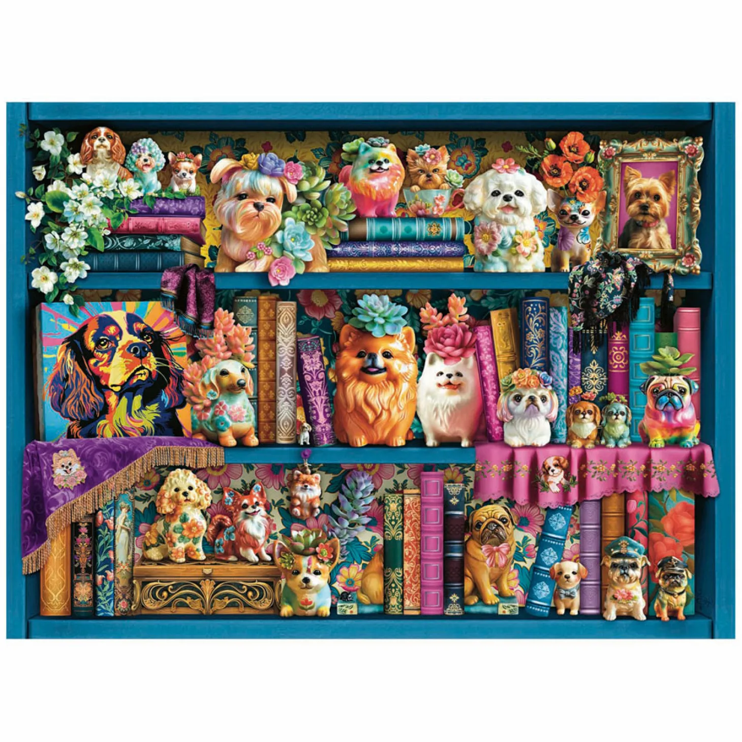 Ravensburger Legpuzzel Waardevolle Porseleinen Honden- 500st.