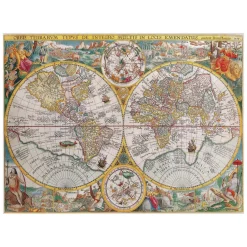 Ravensburger Legpuzzel Wereldkaart 1594, 1500st.