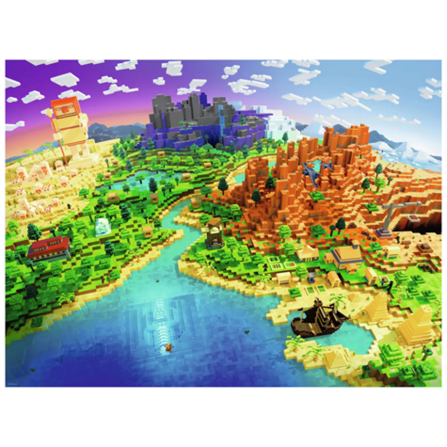 Ravensburger Legpuzzel World Of Minecraft, 1500st.