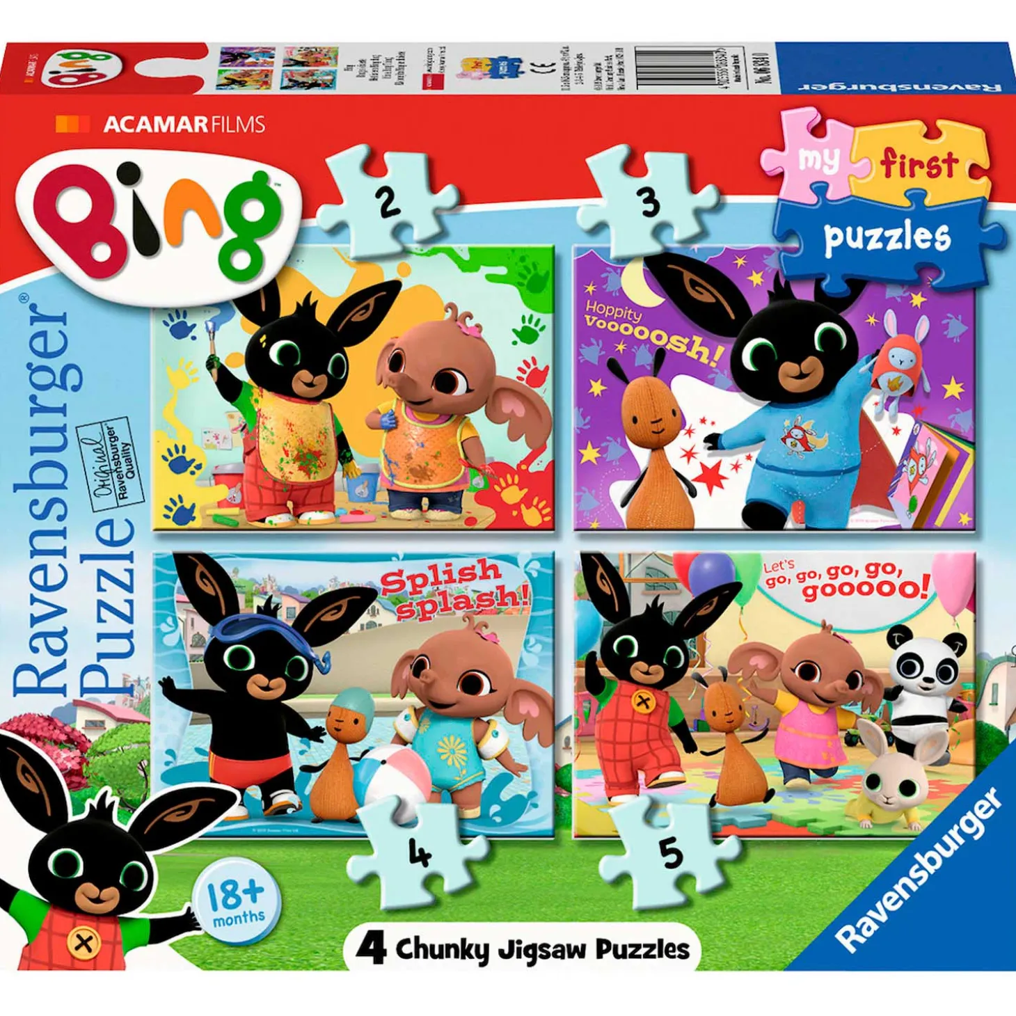 Ravensburger Mijn Eerste Puzzels - Bing, 4in1