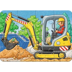 Ravensburger Op het Werk Puzzel, 4in1