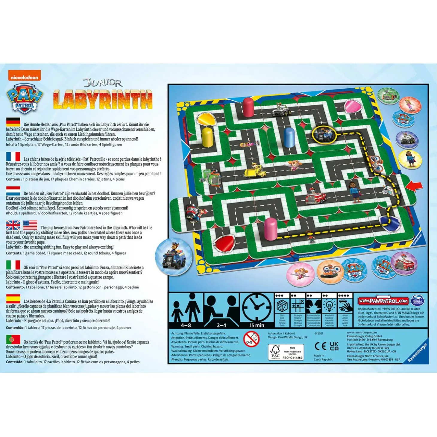 Ravensburger PAW Patrol Junior Labyrinth